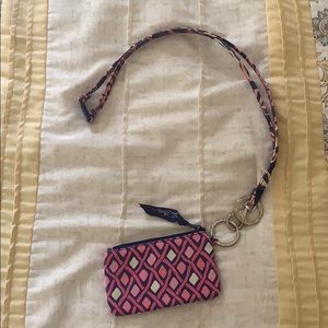 Vera Bradley Lanyard and ID Case